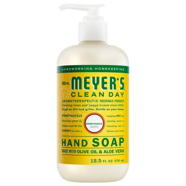 Flacon de savon liquide mains Chèvrefeuille de Mrs. MEYER'S