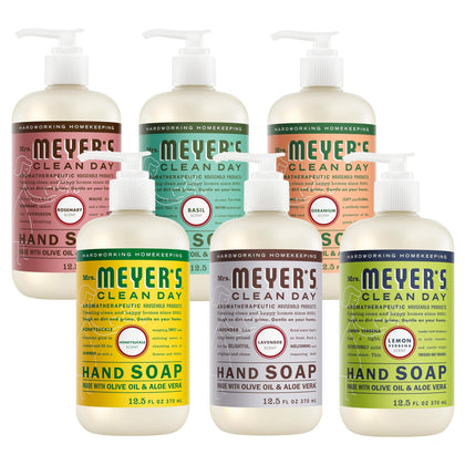 Flacon de savon liquide Mrs. MEYER'S 12,5 oz parfum Romarin