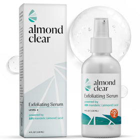 Flacon de sérum Almond Clear Niveau 2 4 oz avec distributeur pompe