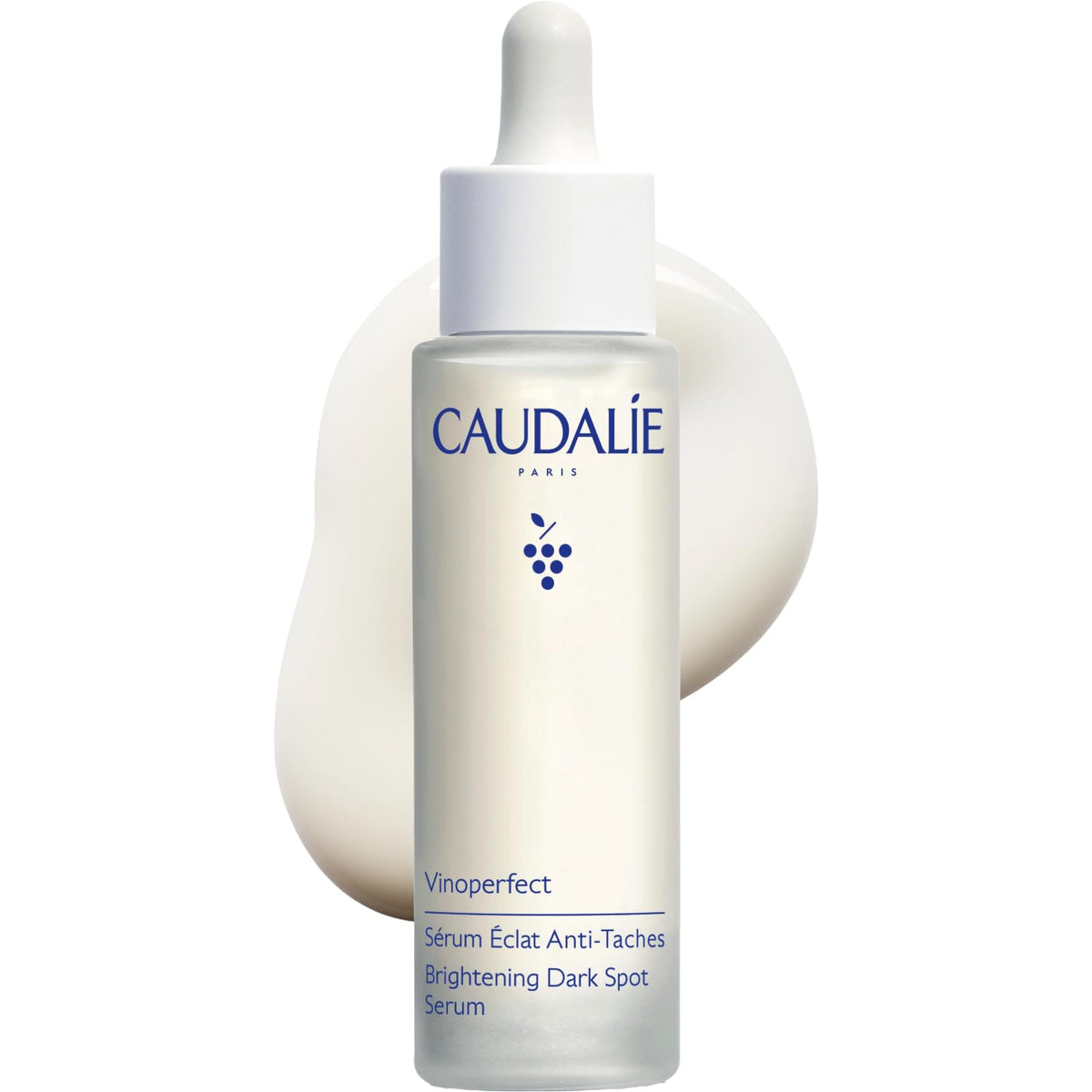 Flacon de sérum Caudalie Vinoperfect 50 mL avec étiquette