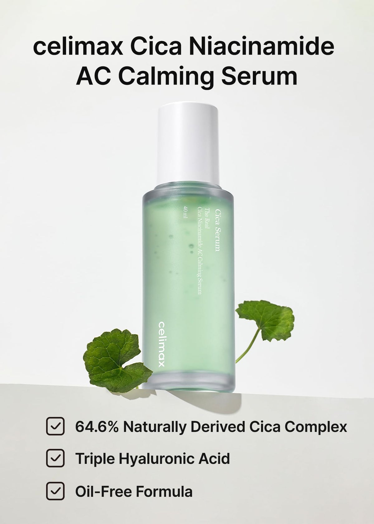Flacon de sérum celimax avec pipette et étiquette
