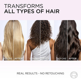 Flacon de sérum L'Oreal Paris Elvive avec étiquettes visibles