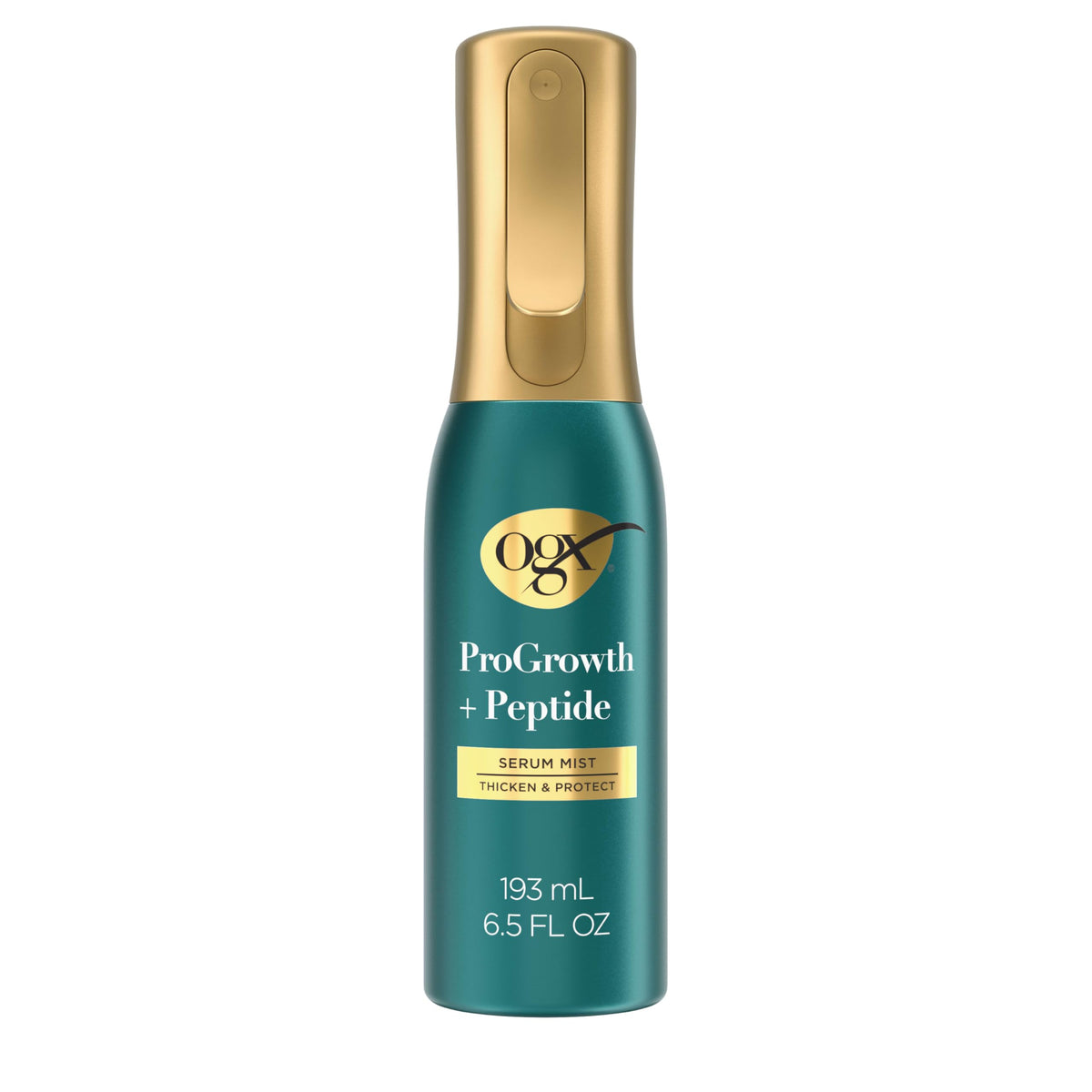 Flacon de sérum mist OGX ProGrowth + Peptide 192ml vue avant