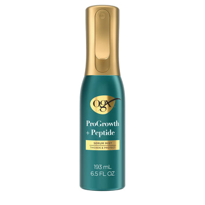 Flacon de sérum mist OGX ProGrowth + Peptide 192ml vue avant