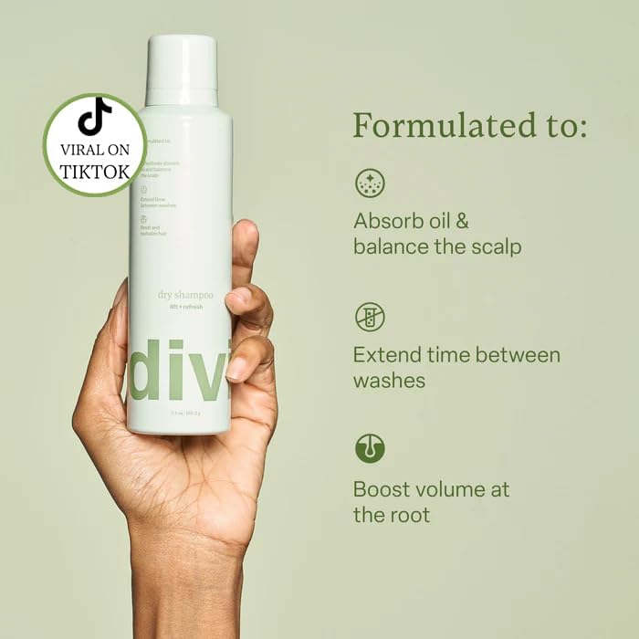 Flacon de Shampoo Sec divi avec pulvérisateur