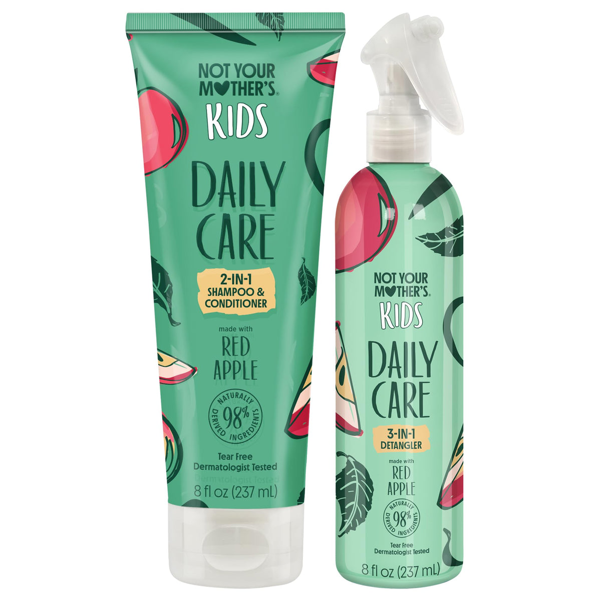 Flacon de shampooing & après-shampooing 2-en-1 pour enfants Not Your Mother's, vue de face