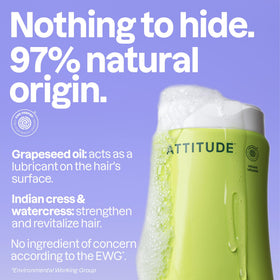 Flacon de shampooing BIO SPECTRA ATTITUDE avec parfum de poire