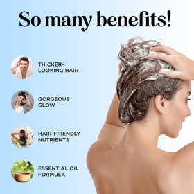 Flacon de shampooing Biotine et Romarin avec pompe