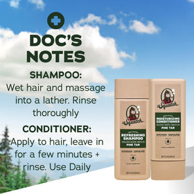 Flacon de shampooing Dr. Squatch ouvert, montrant le contenu