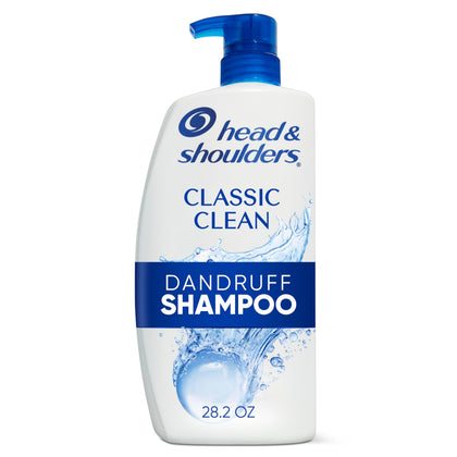 Flacon de shampooing Head & Shoulders Classic Clean 28,2 fl oz vue de face