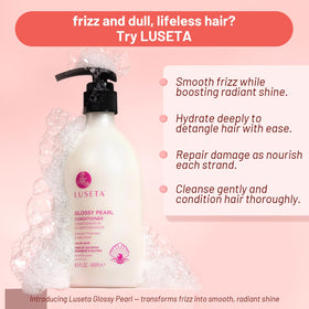 Flacon de shampooing L LUSETA 500 ml avec bouchon