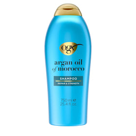 Flacon de shampooing OGX 750 ml avec huile d'argan du Maroc