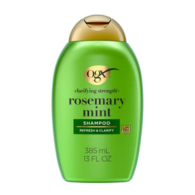 Flacon de shampooing OGX Clarifiant Force + Romarin Menthe 385 ml vue de face