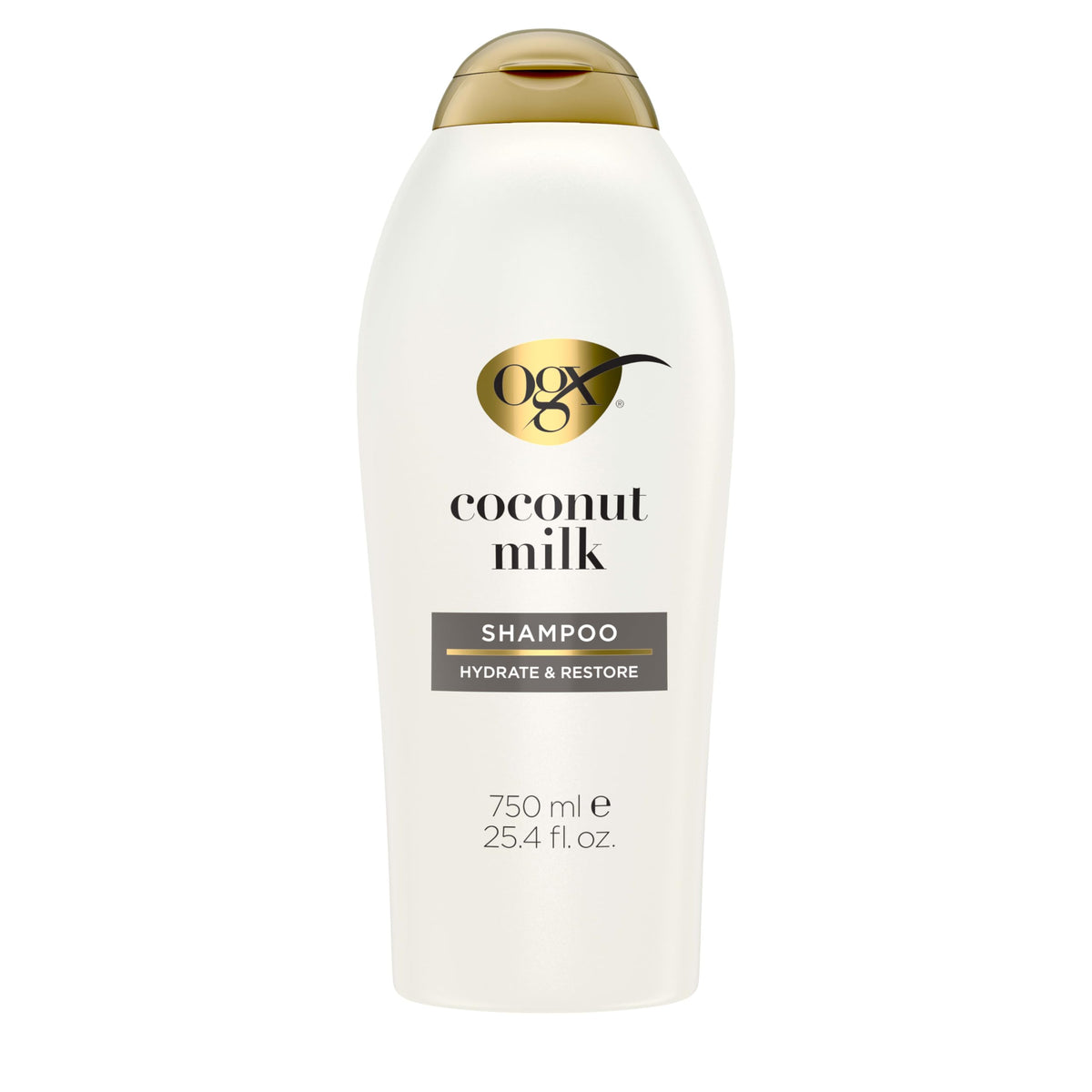 Flacon de shampooing OGX Nourrissant + Lait de Coco 750ml vue avant