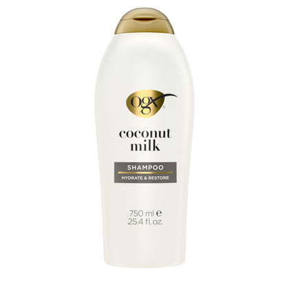 Flacon de shampooing OGX Nourrissant + Lait de Coco 750ml vue avant