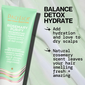 Flacon de shampooing Pacifica Rosemary Purify de 355 ml