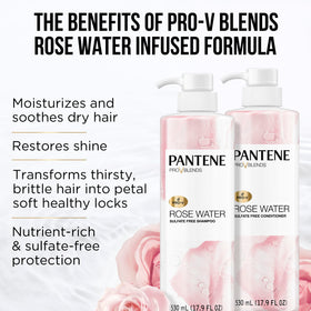 Flacon de shampooing Pantene 17,9 oz vue de face