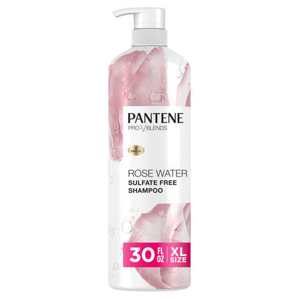 Flacon de shampooing Pantene Rose Water 30 oz vue de face