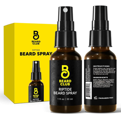 Flacon de spray adoucissant pour barbe The Beard Club 91g, vue avant