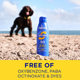 Flacon de spray solaire Coppertone Sport en extérieur