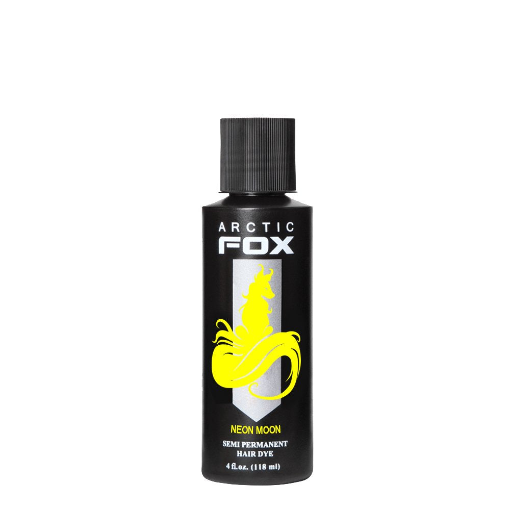 Flacon de teinture capillaire ARCTIC FOX Neon Moon 4 Fl Oz, jaune néon