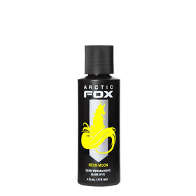Flacon de teinture capillaire ARCTIC FOX Neon Moon 4 Fl Oz, jaune néon