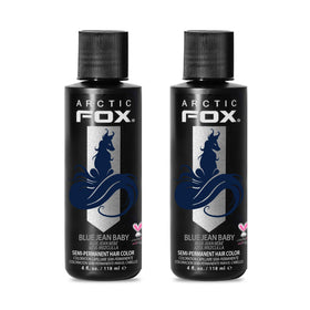 Flacon de teinture semi-permanente ARCTIC FOX Bleu Jean Baby 118 ml