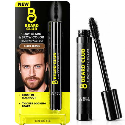 Flacon de teinture temporaire pour barbe The Beard Club, couleur marron clair