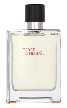 Flacon de Terre D'Hermès avec étiquette visible