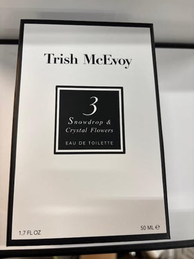 Flacon de Trish McEvoy No. 3 Snowdrop avec étiquette