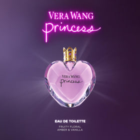 Flacon de Vera Wang Princess avec étiquette et détails