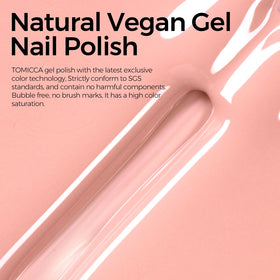 Flacon de vernis à ongles gel TOMICCA avec étiquette
