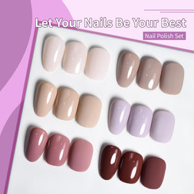 Flacon de vernis à ongles nude OpenLive, couleur pêche