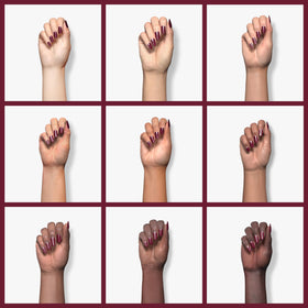 Flacon de vernis à ongles Sally Hansen 374 Wine Not avec étiquette visible