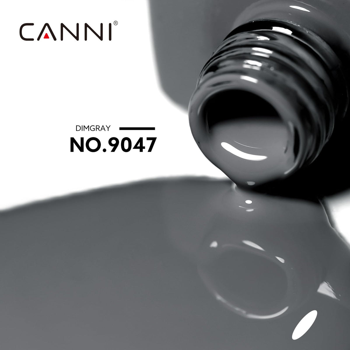 Flacon de vernis CANNI avec étiquette colorée