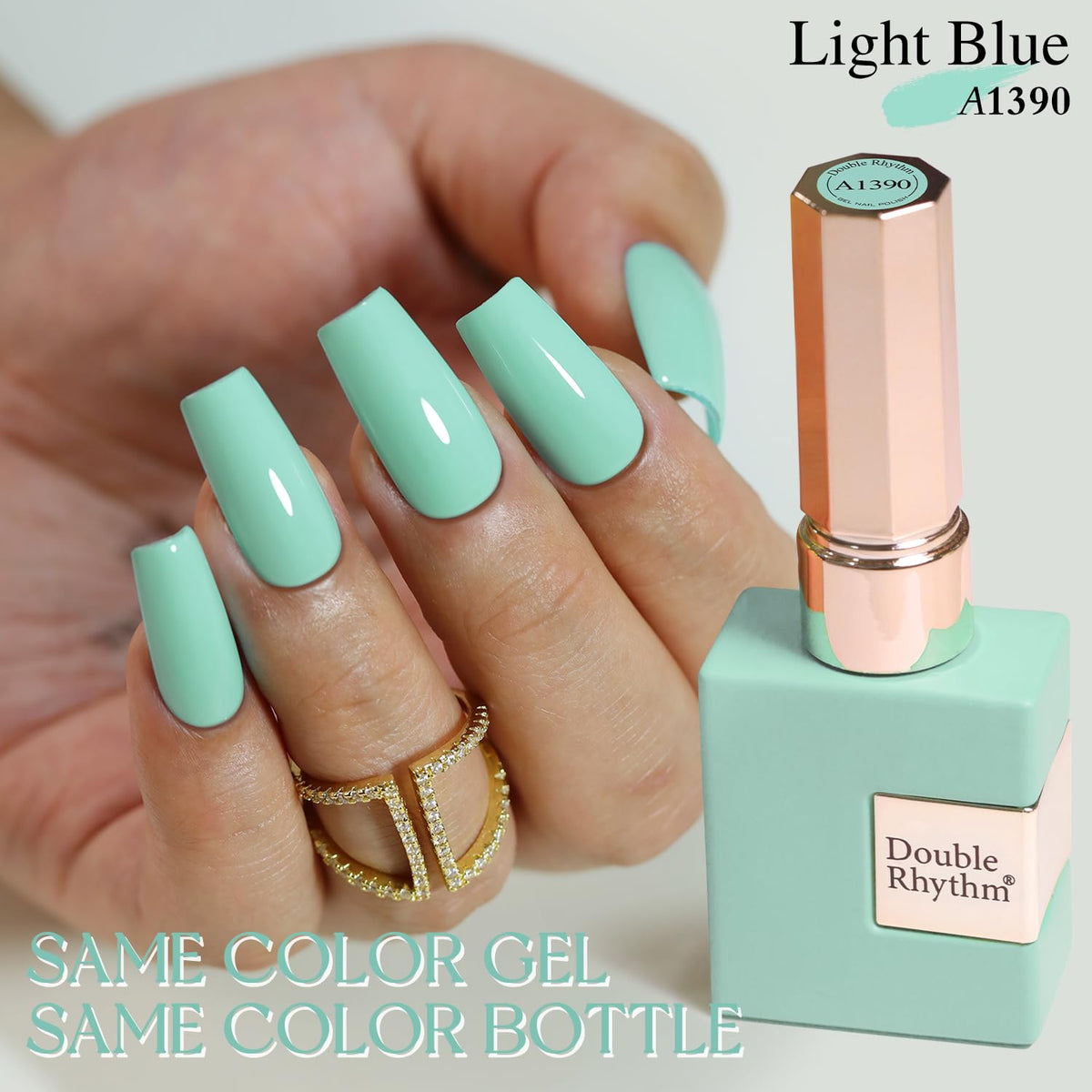 Flacon de vernis gel 15ml Double Rhythm avec étiquette