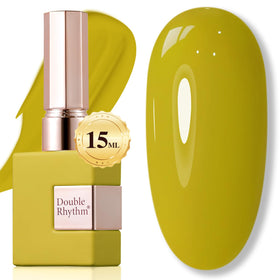 Flacon de vernis gel Avocado Green 15ML de Double Rhythm