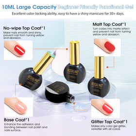 Flacon de vernis gel C631 Silver Cat Eye du kit ROSALIND
