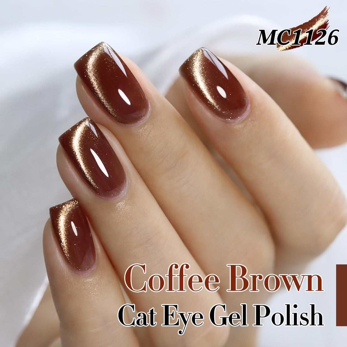 Flacon de vernis gel Cat Eye 15ML avec texture brillante