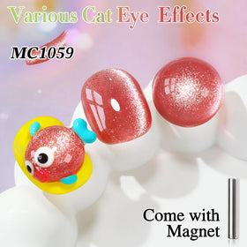 Flacon de vernis gel Cat Eye Double Rhythm 15ML avec applicateur
