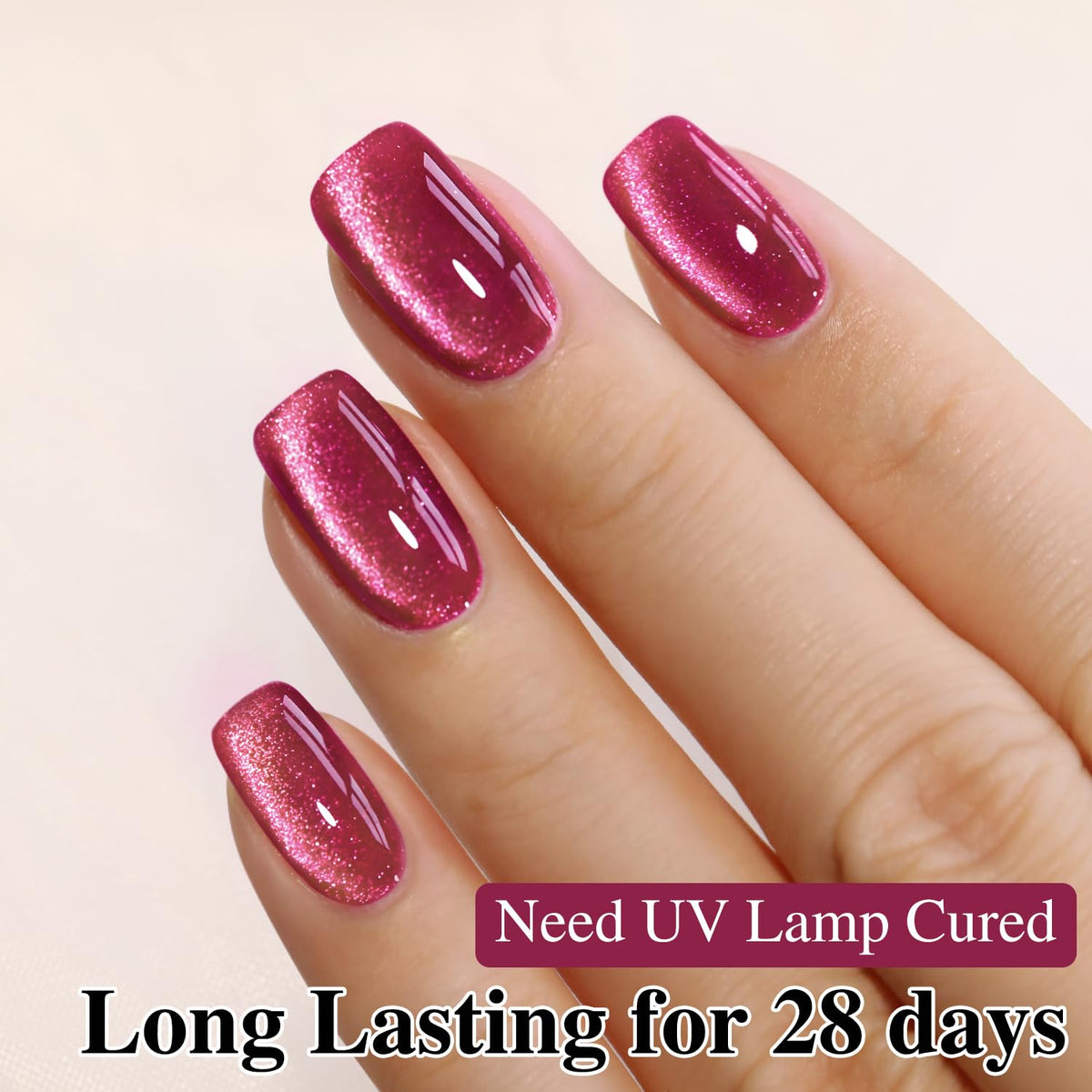 Flacon de vernis gel Cat Eye Double Rhythm avec étiquette