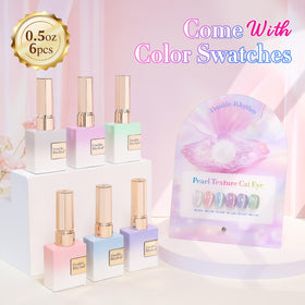 Flacon de vernis gel Cat Eye Double Rhythm avec pinceau