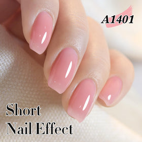 Flacon de vernis gel Double Rhythm 15ML avec étiquette rose A1401
