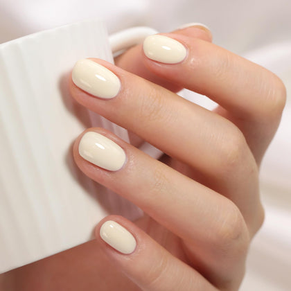 Flacon de vernis gel Double Rhythm 15ML Beige White avant