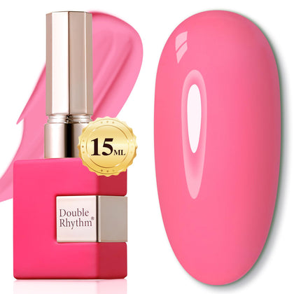 Flacon de vernis gel Double Rhythm 15ML couleur rose