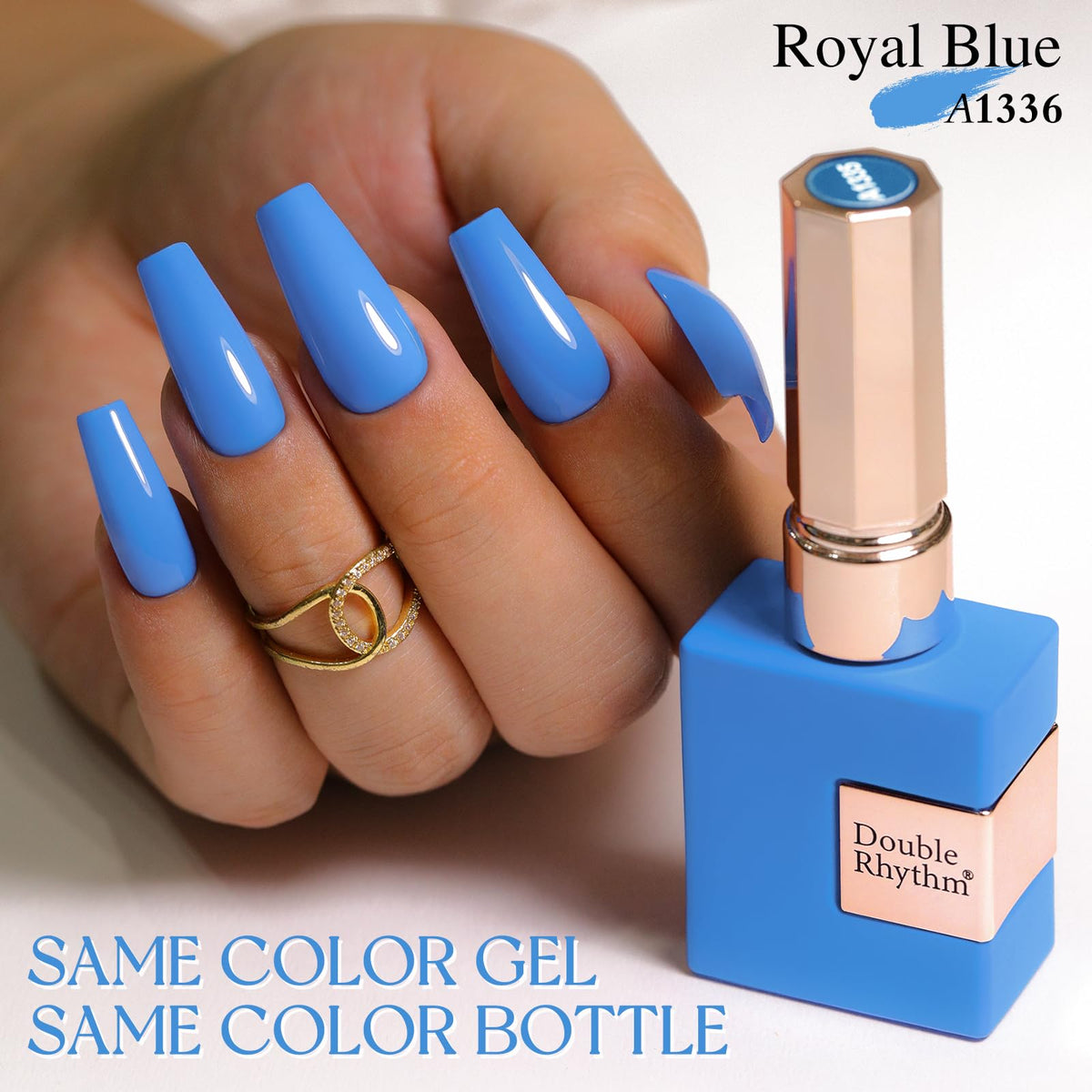 Flacon de Vernis Gel Double Rhythm avec étiquette visible