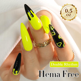 Flacon de vernis gel Double Rhythm avec poignée dorée