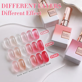 Flacon de vernis gel Double Rhythm couleur Peach