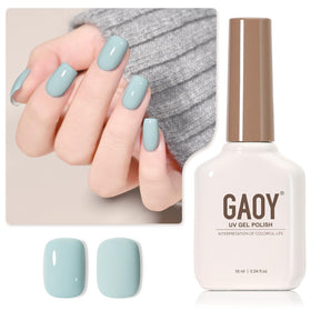 Flacon de vernis gel GAOY 16ml couleur Cadet Blue vue avant