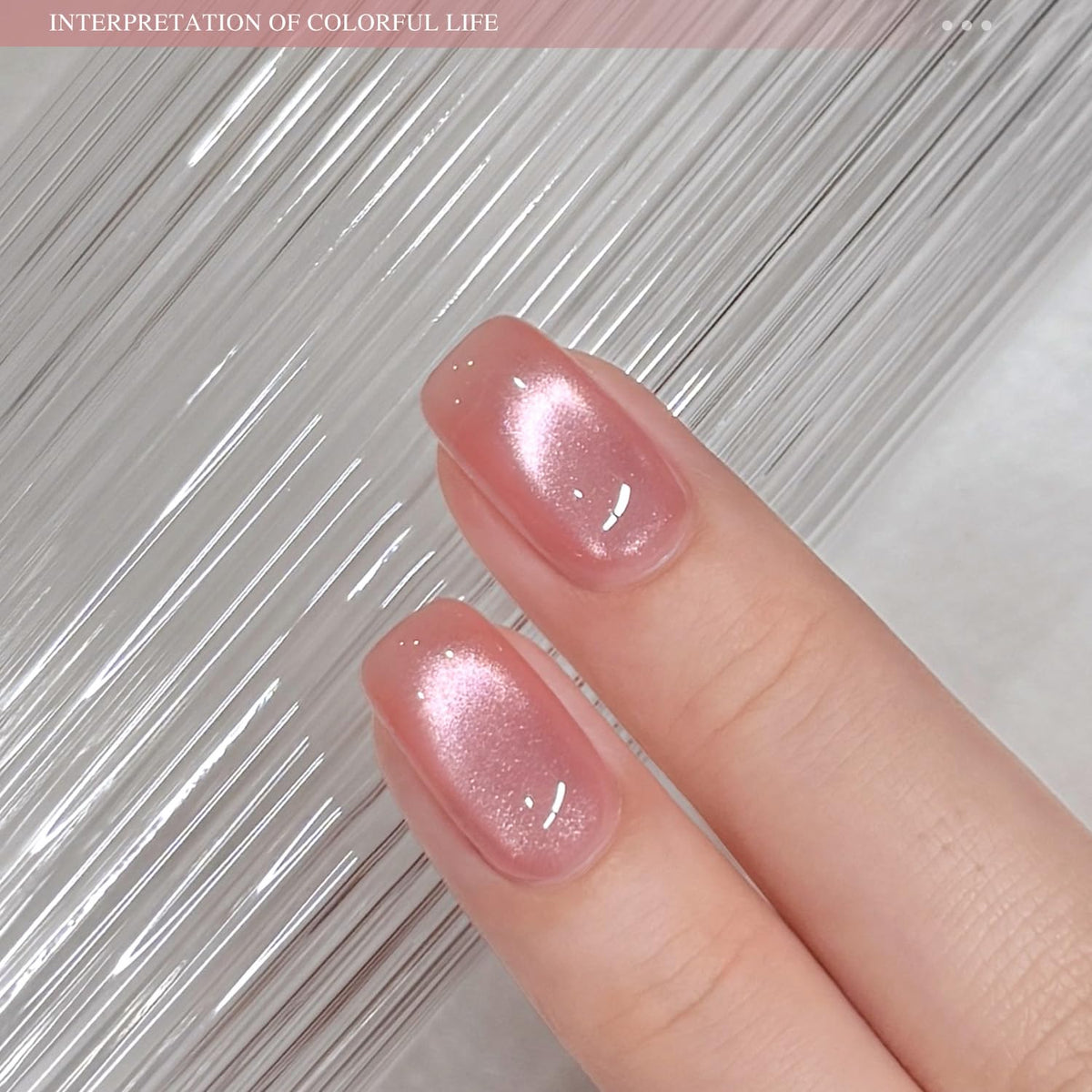 Flacon de vernis gel GAOY avec effet Cat Eye